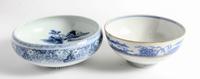 Two Chinese Blue and White Porcelain Bowls