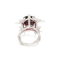 STEPHEN WEBSTER, GARNET, DIAMOND, AND BLACK DIAMOND 'PISTOL' RING