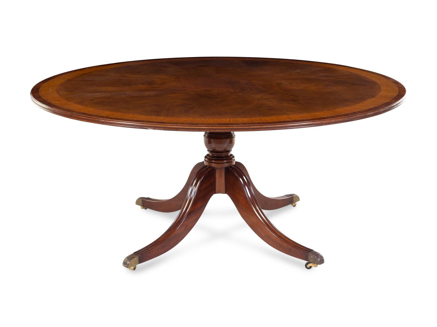 A George III Style Mahogany Tilt-Top Breakfast Table