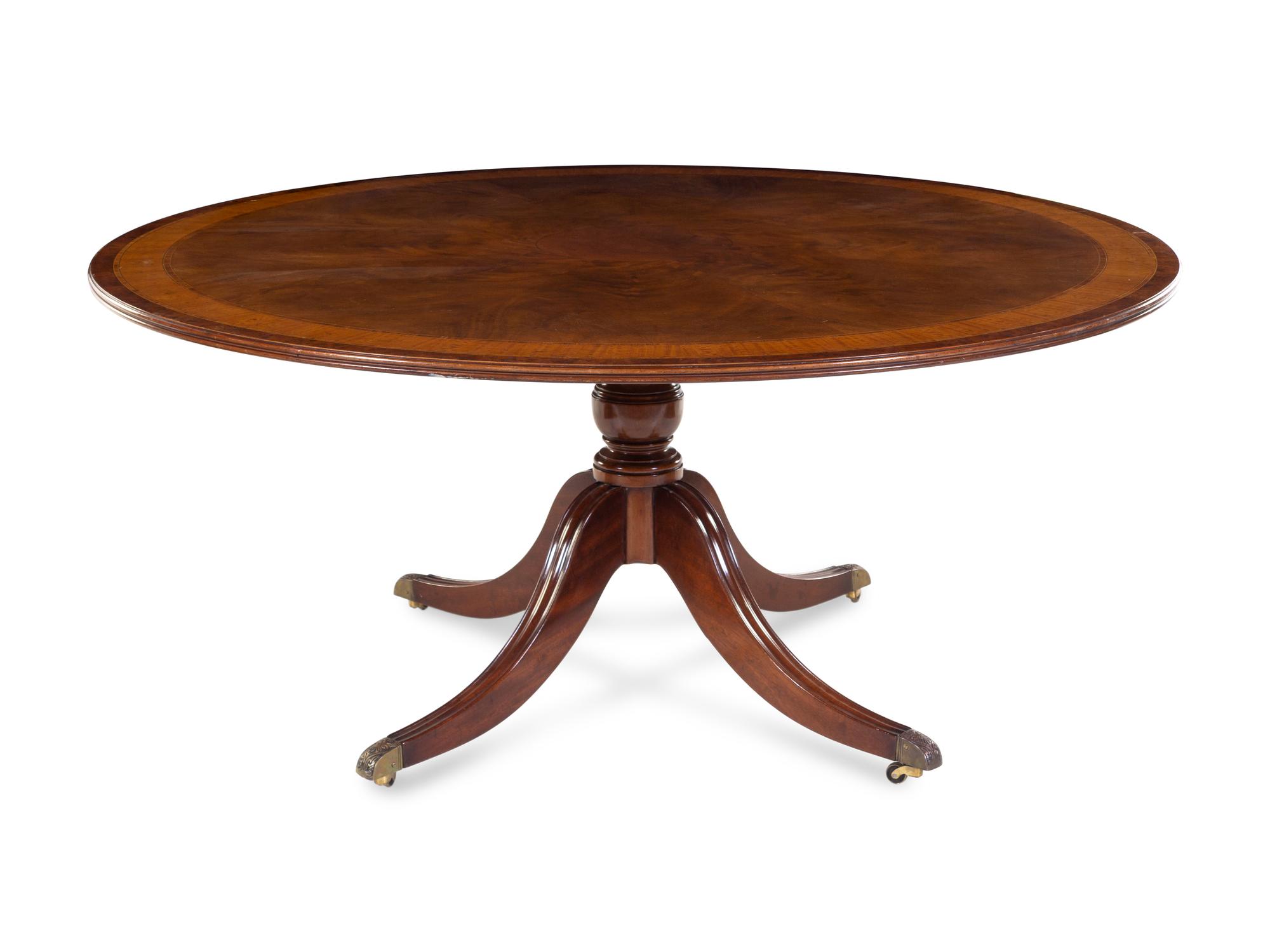 A George III Style Mahogany Tilt-Top Breakfast Table