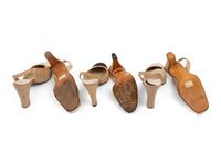 Three Chanel Haute Couture Shoes made by Massaro and René Mancini, 1960-70s