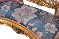 A Pair of Louis XV Style Giltwood Settees