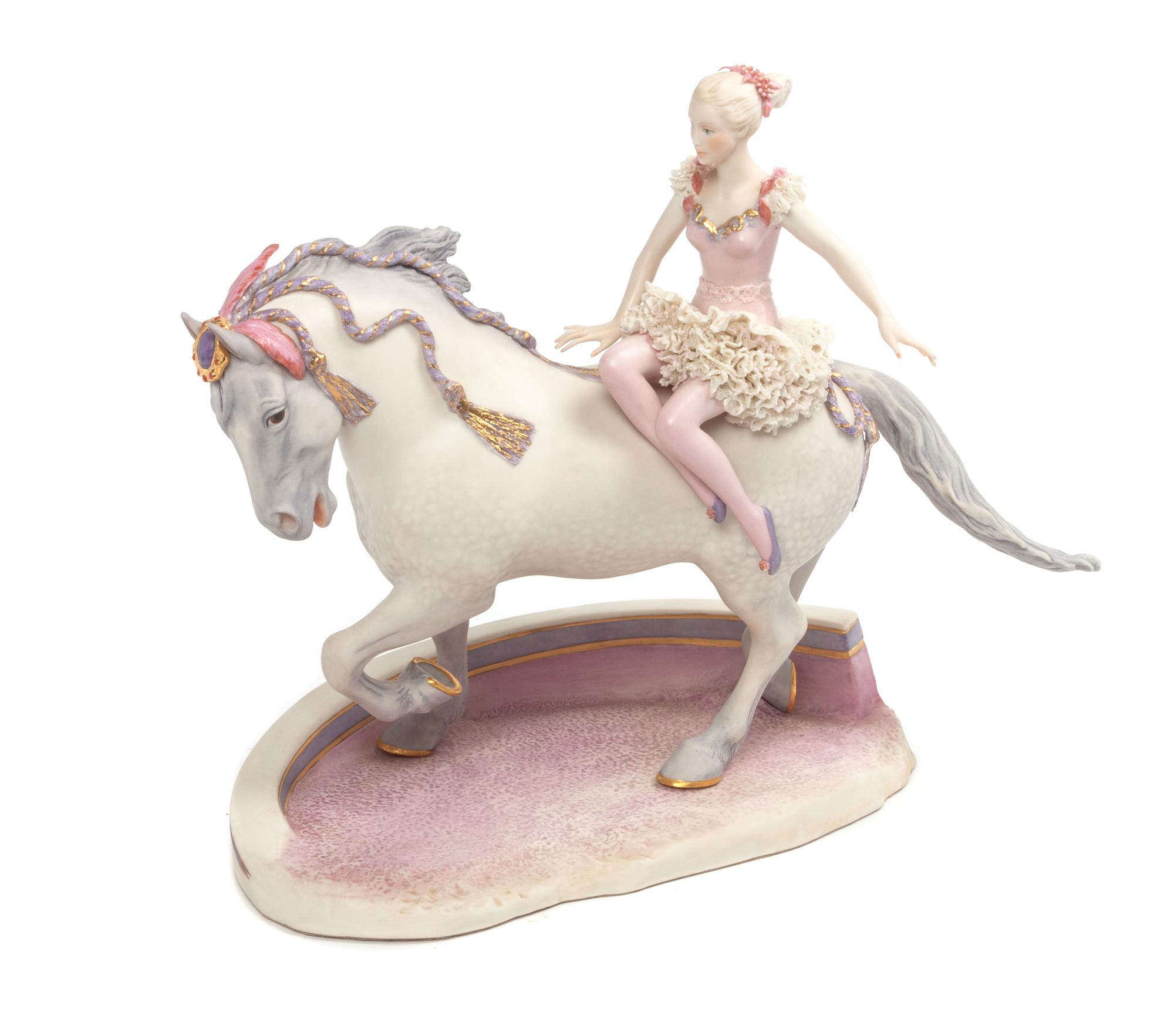 A Cybis Bisque Porcelain Figural Group Width 16 inches. — SEOCND HALF 20TH CENTURY