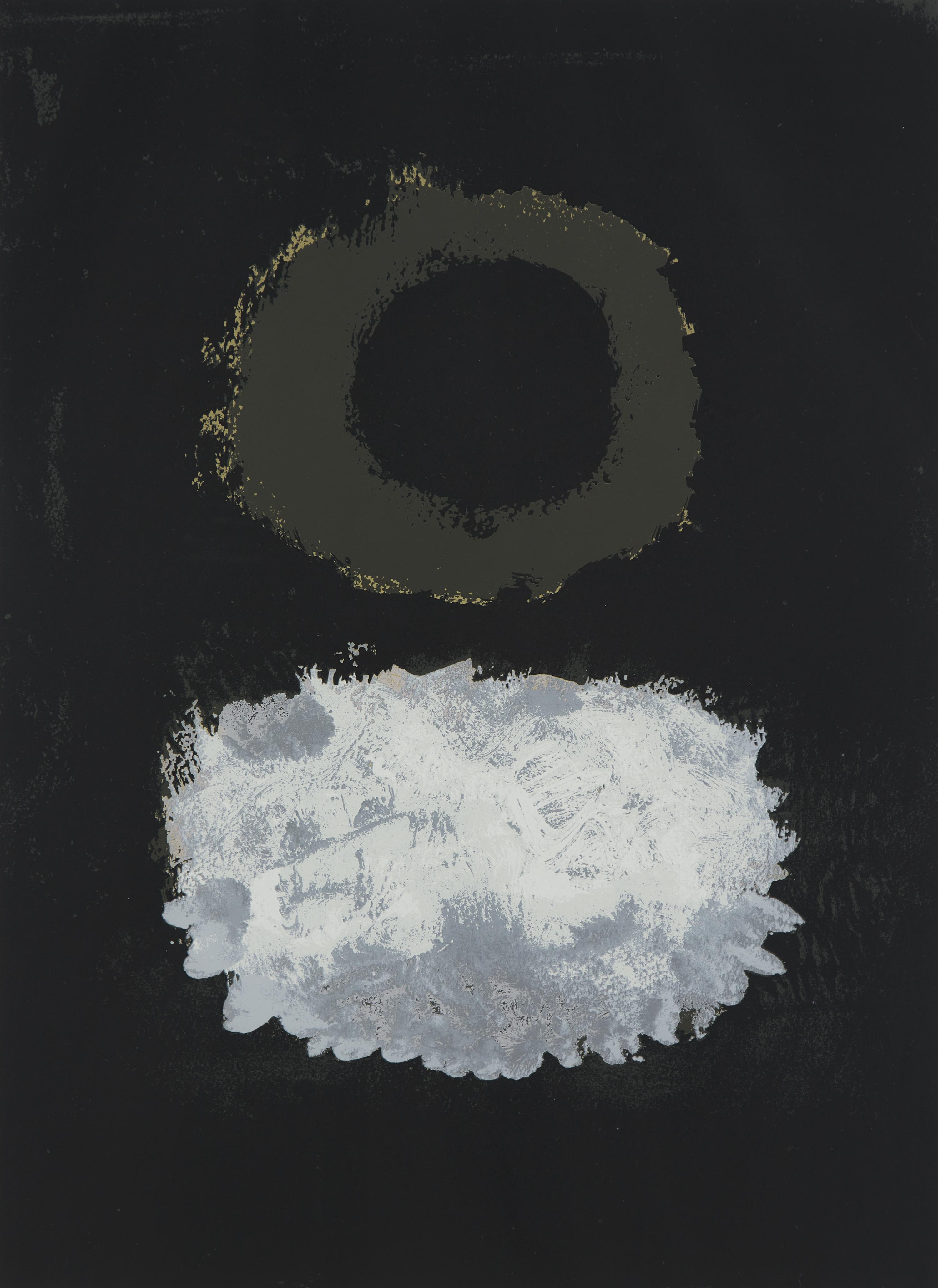 Adolph Gottlieb (American, 1903-1974) — Black Field, 1972