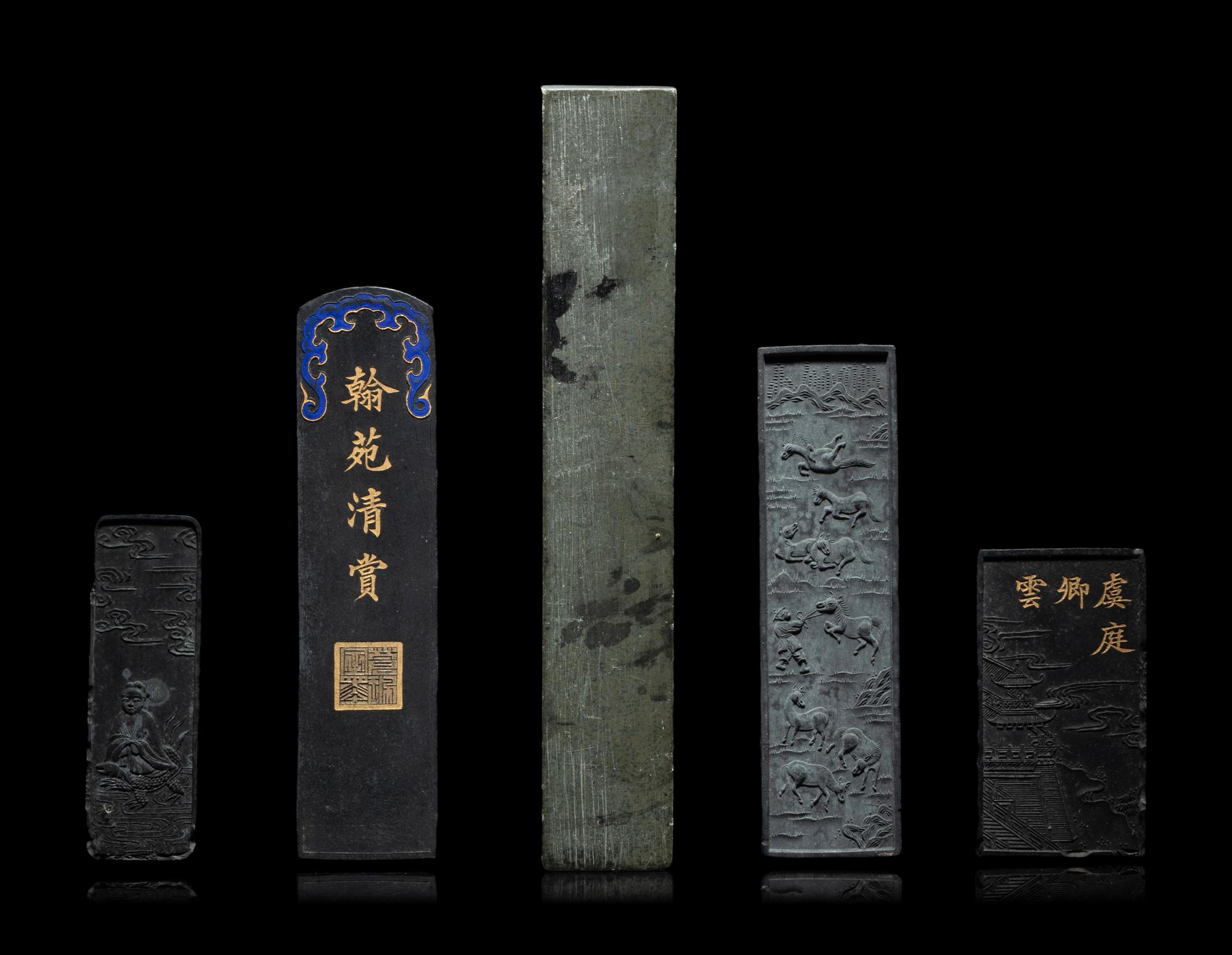 Five Chinese Ink Cakes