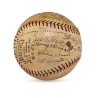 A 1927 Philadelphia Phillies Team Signed Autograph Baseball (Beckett Authentication Services)