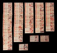 A Near Set of 1957 Topps Football Cards (139/154) Including Johnny Unitas Rookie and Multiple Hall of Famers