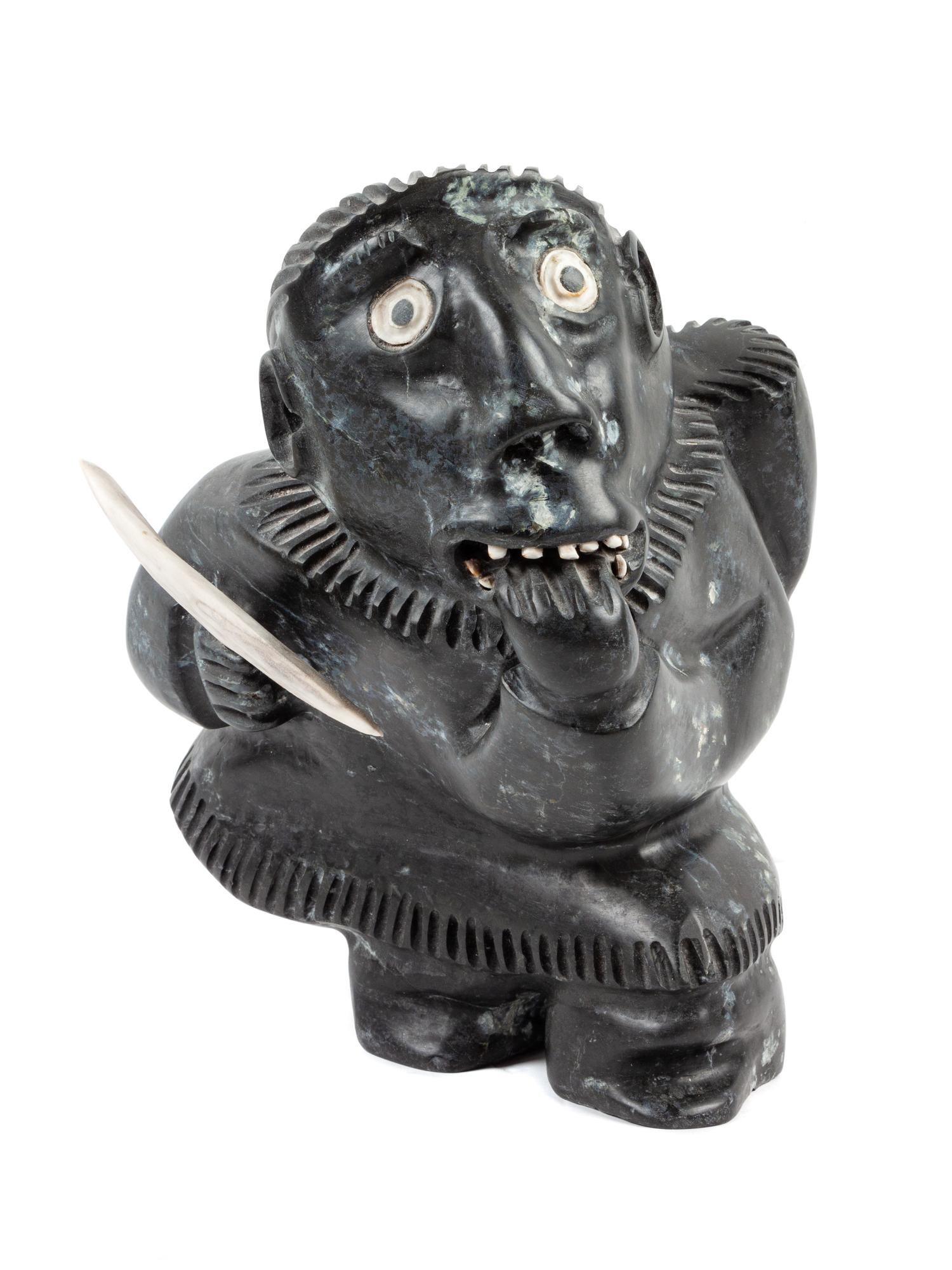 Figural Soapstone Carving