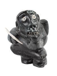 Figural Soapstone Carving