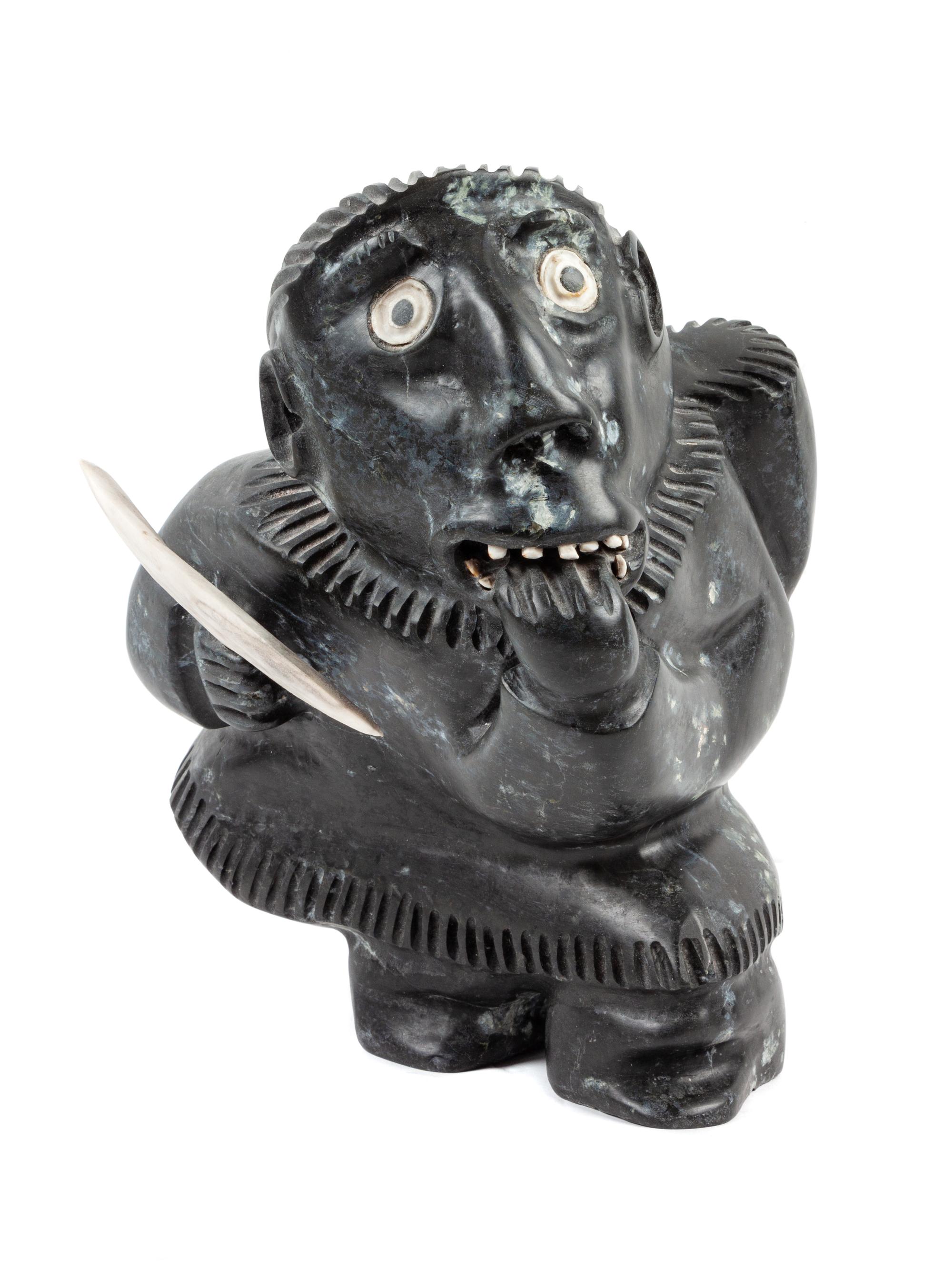 Figural Soapstone Carving