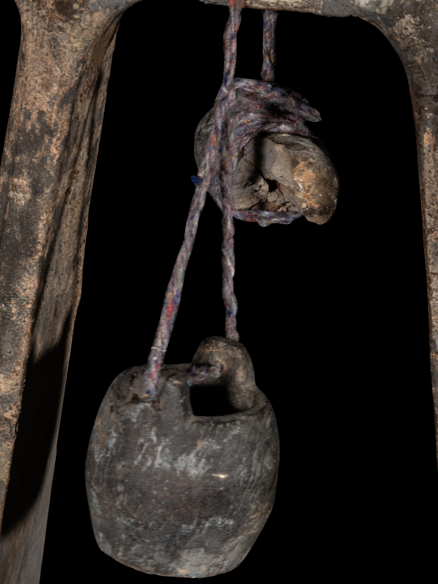 A Chinese Grey Pottery Model of a Well