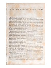 [HARRISON, William Henry (1773-1841)]. A group of pamphlets related to slavery, especially its expansion into Indiana, comprising: