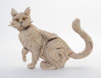 V. Volferrani, (20th Century), Brown Twin Cat, 1998