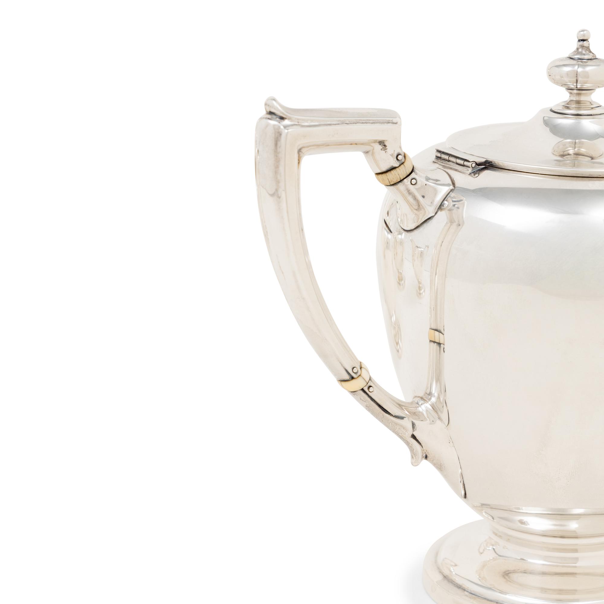 An American Silver Five-Piece Tea and Coffee Service