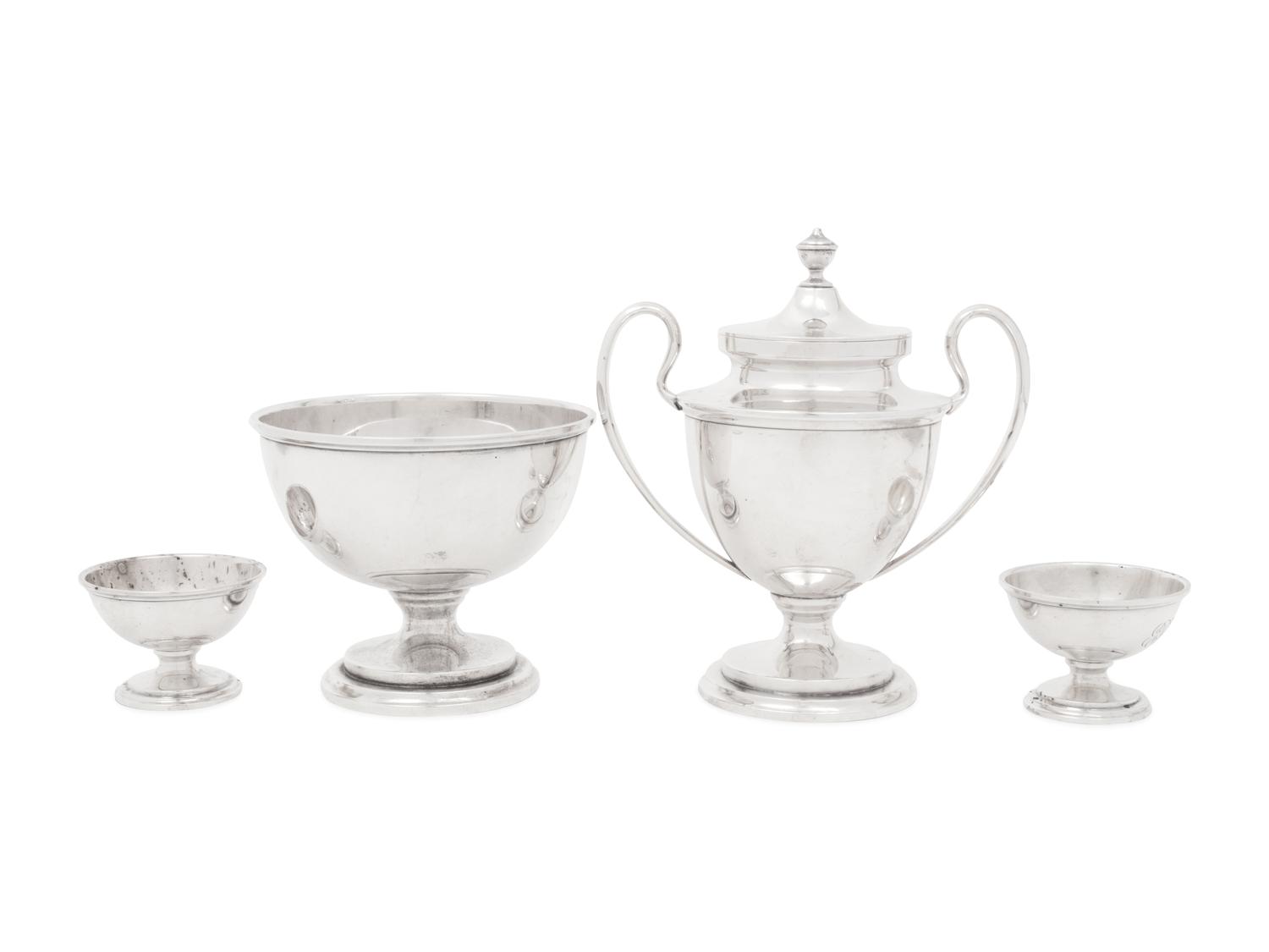 Four American Silver Hollowware Articles