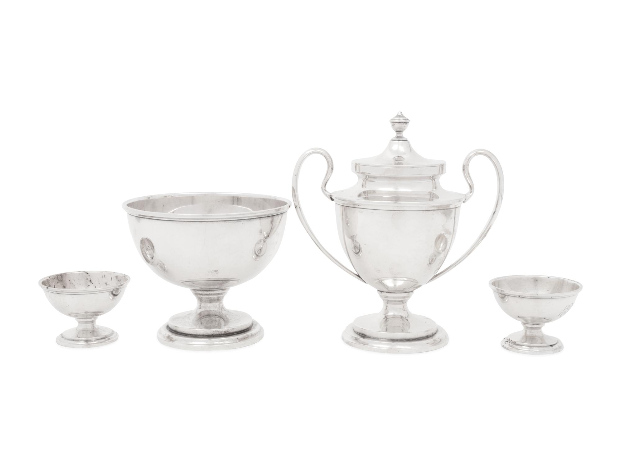 Four American Silver Hollowware Articles
