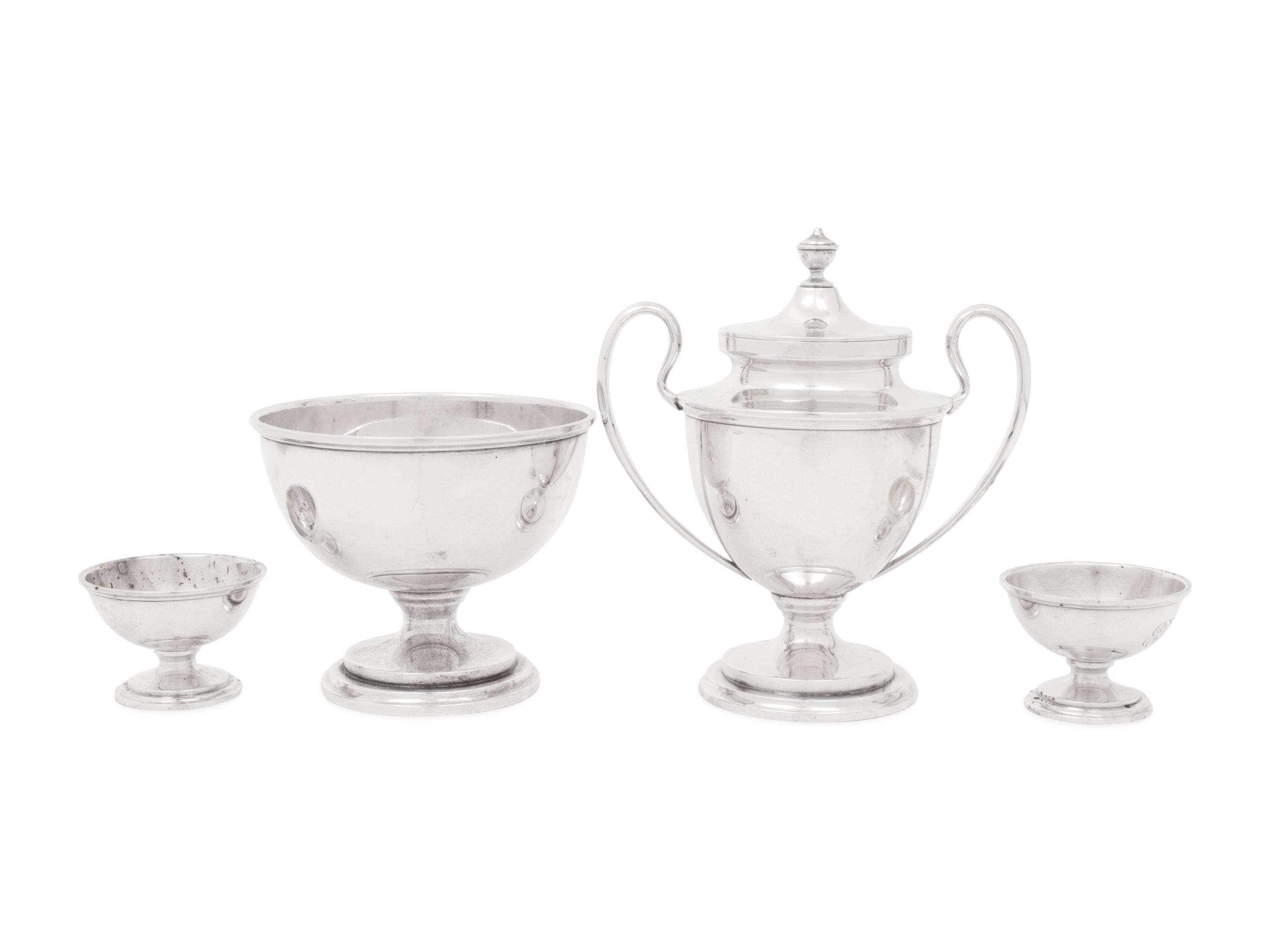 Four American Silver Hollowware Articles