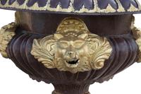 A Parcel Gilt Cast Iron Jardinière — 20th Century