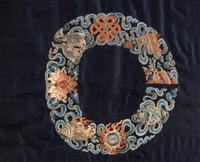 A Collection of Chinese Embroidered Sleeve Bands and Collars