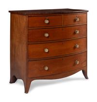 A Regency Mahogany Bowfront Chest of Drawers