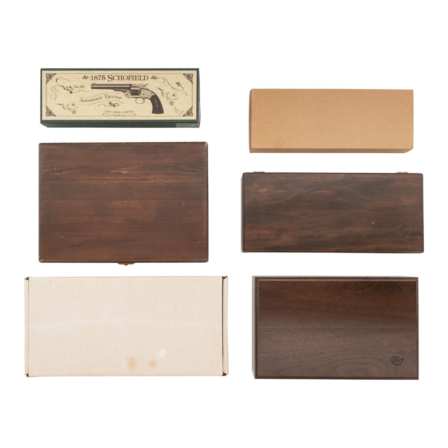 Lot of Six Pistol Boxes