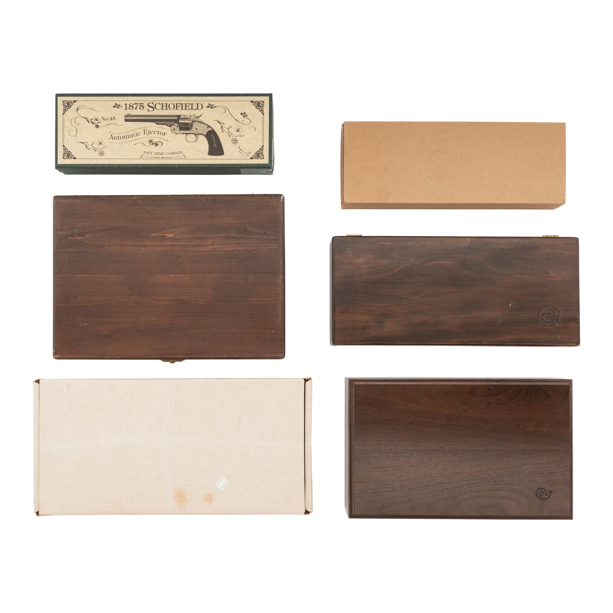 Lot of Six Pistol Boxes