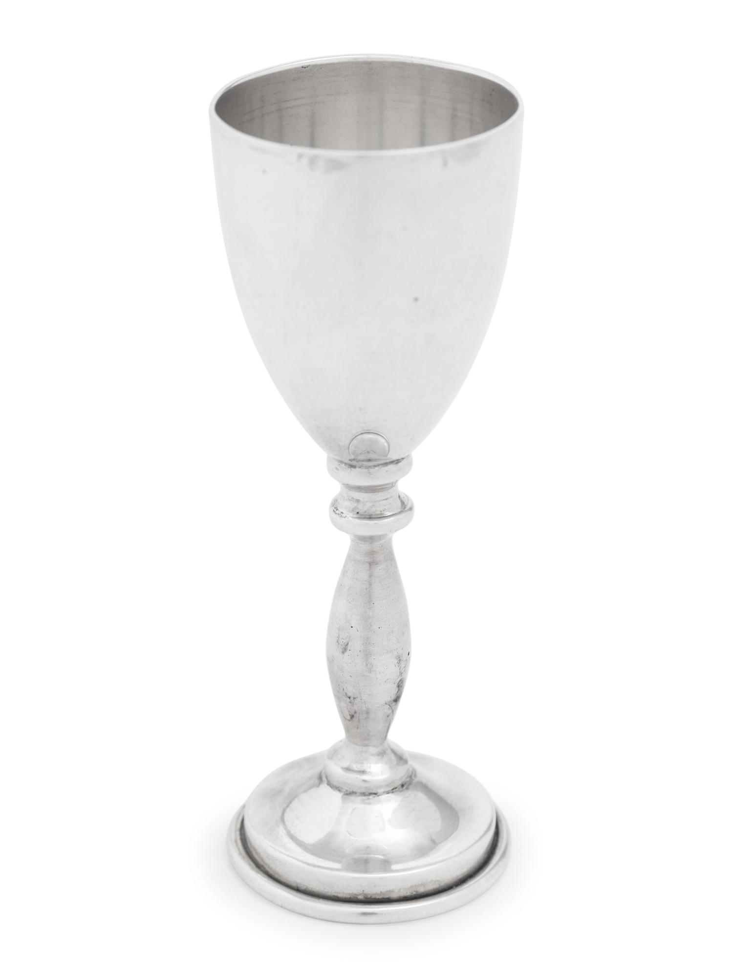 A Set of Eight Mexican Silver Cordials