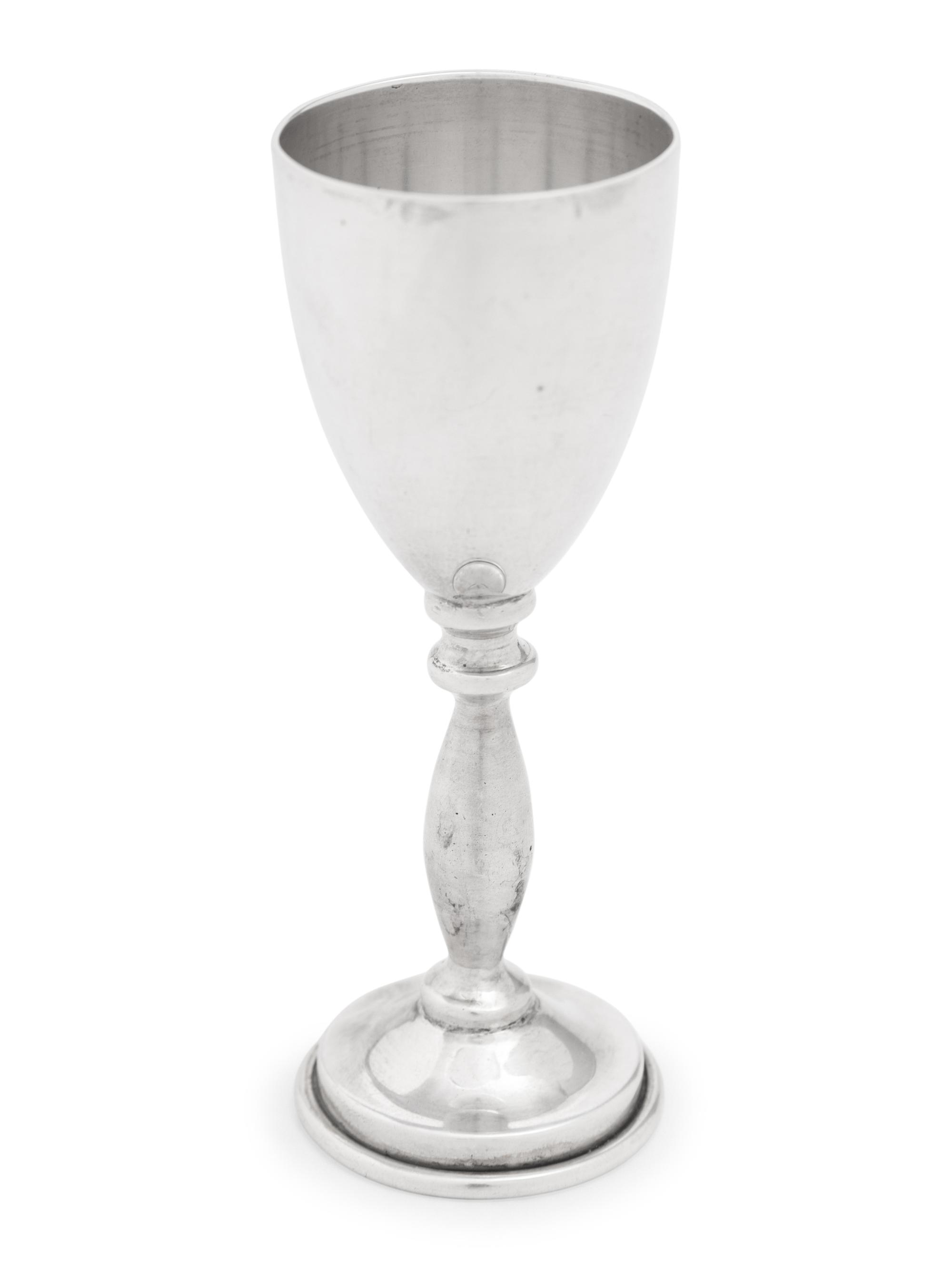 A Set of Eight Mexican Silver Cordials