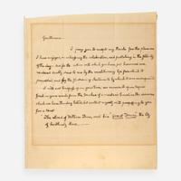 [Presidential] Adams, John Quincy Autograph Speech