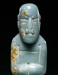 An Olmec Jade Standing Figure