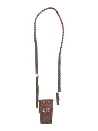 Navajo Bandolier Bag, with Silver Buttons, Collected by Hoffman Birney (1891-1958)