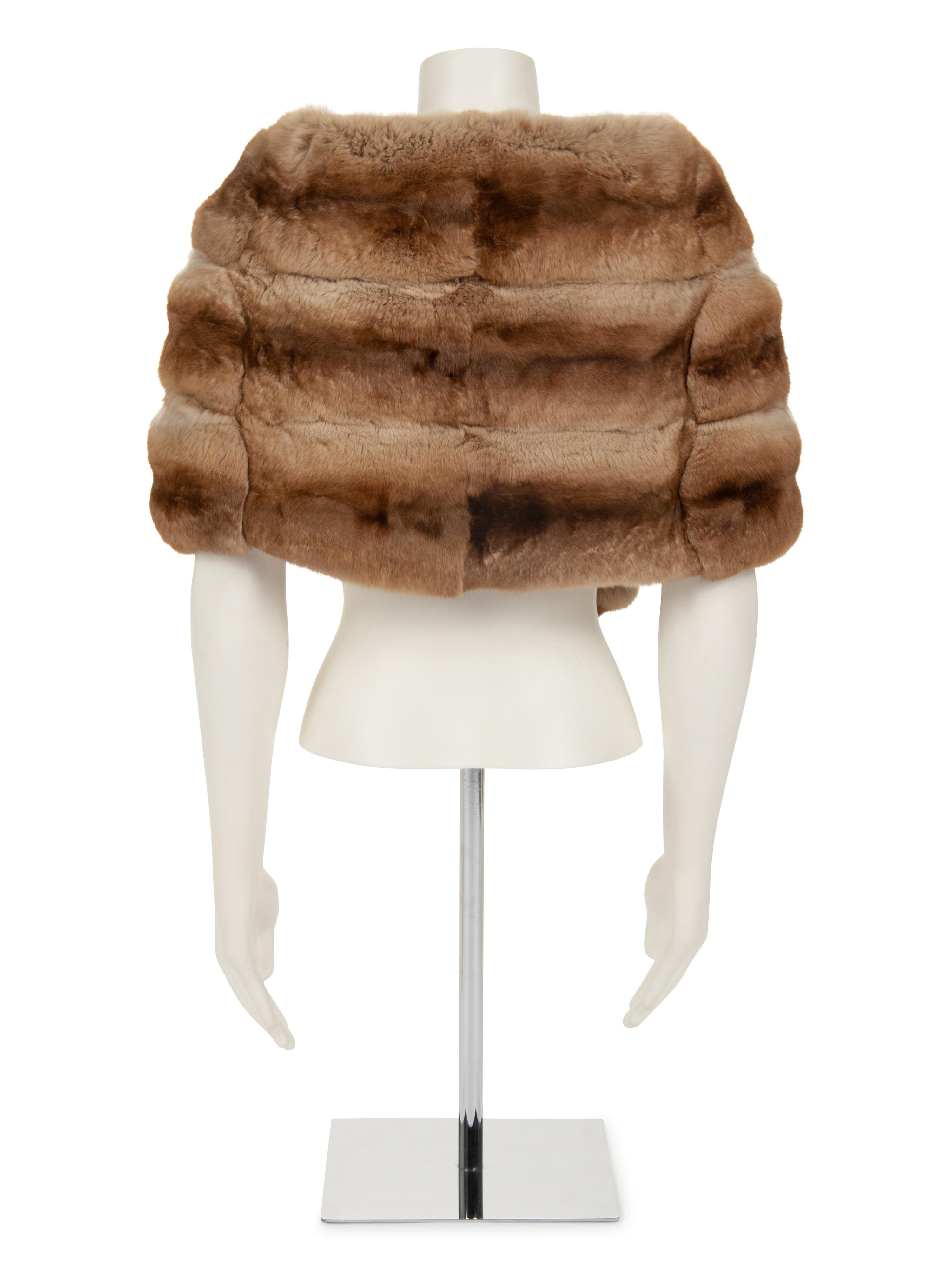 J. Mendel Chinchilla Pull-Through Stole
