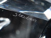 A Steuben Glass and Silver Excalibur Letter Opener