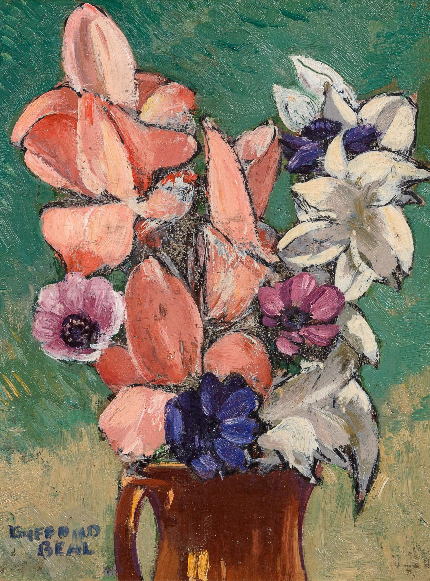 Flowers in a Pitcher