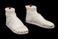 A Pair of Italian Marble Feet