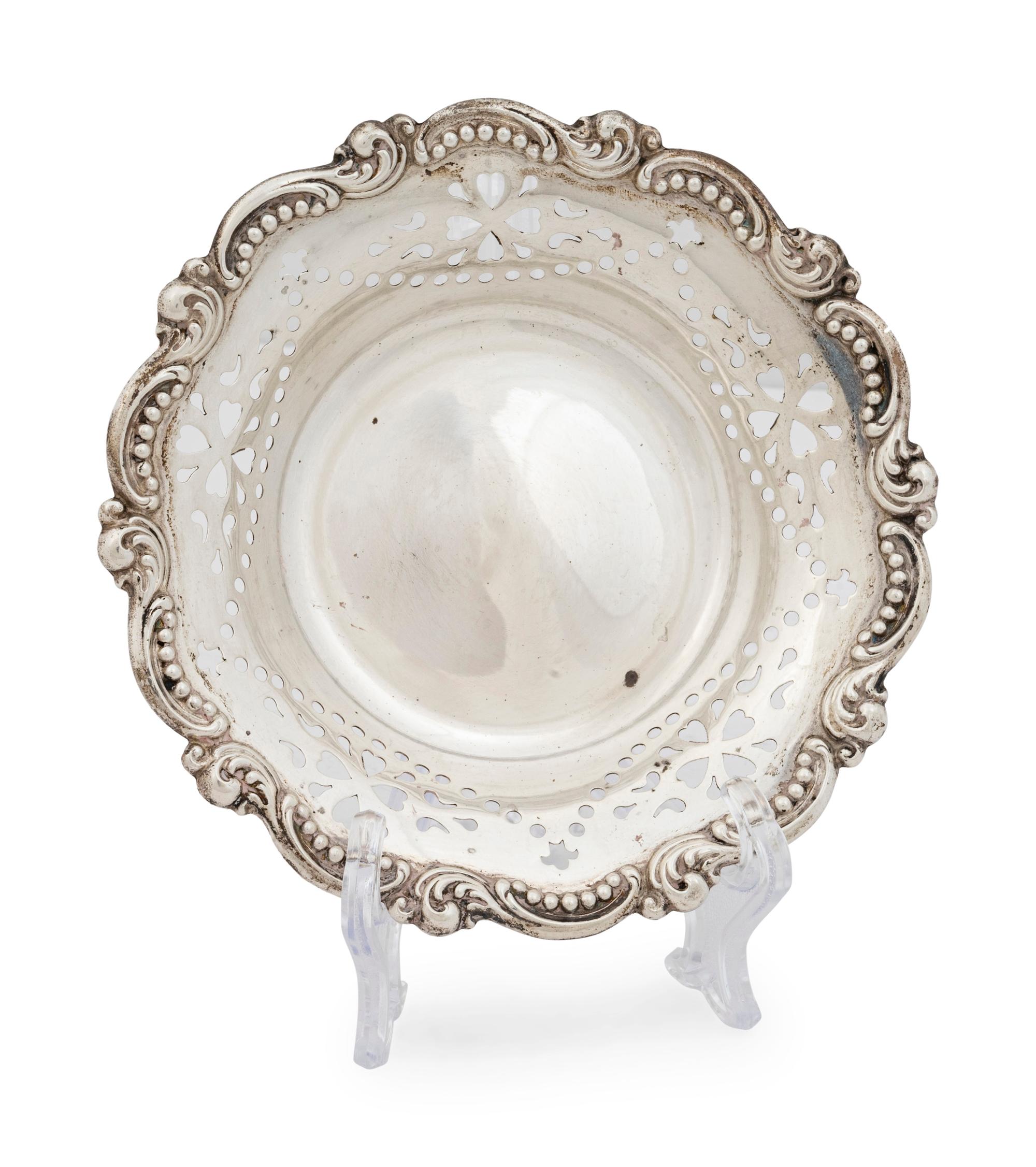 A Pair of American Pierced Silver Bon Bon Dishes — Black Starr & Frost, New York, NY, 20th Century