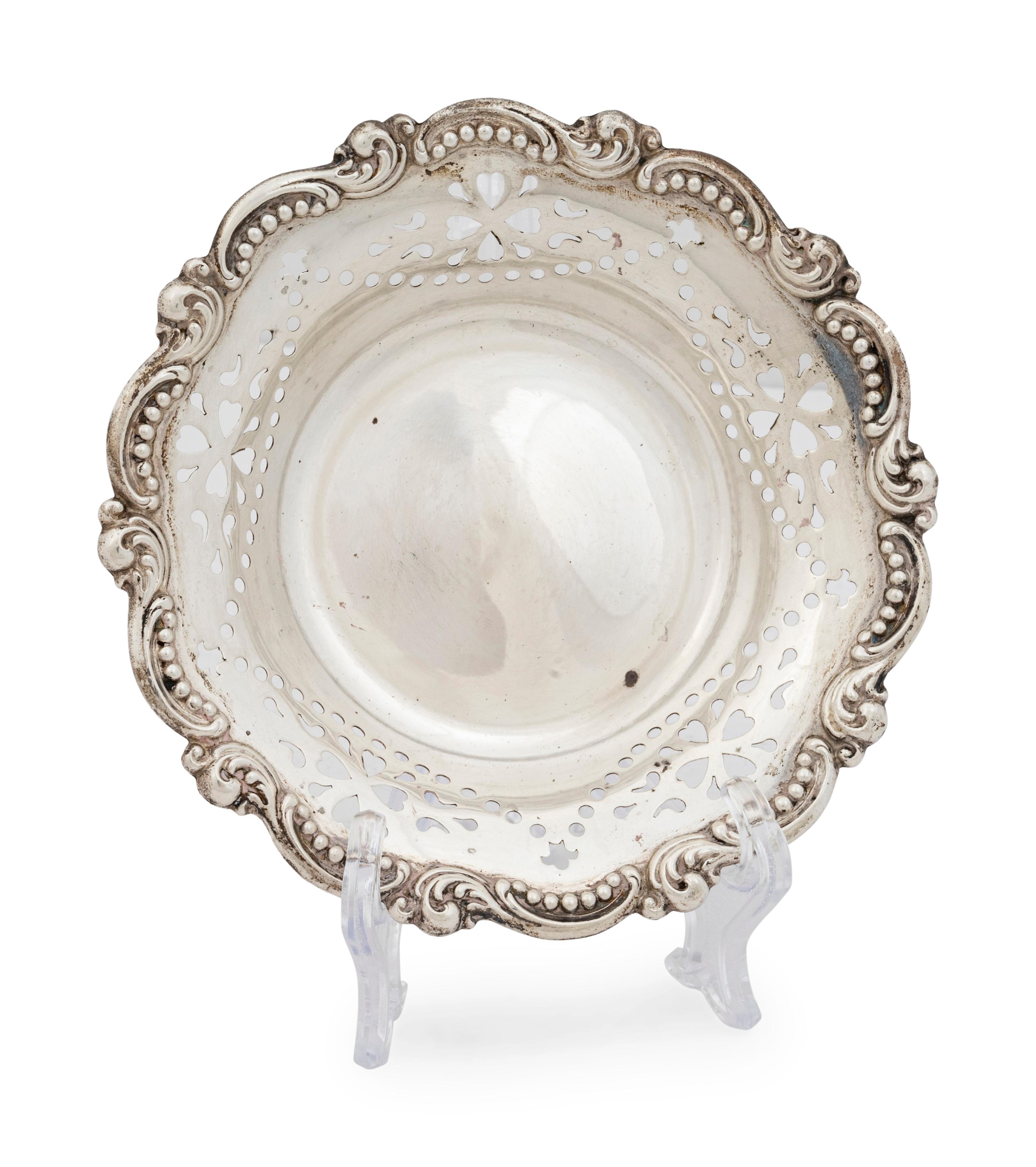 A Pair of American Pierced Silver Bon Bon Dishes — Black Starr & Frost, New York, NY, 20th Century
