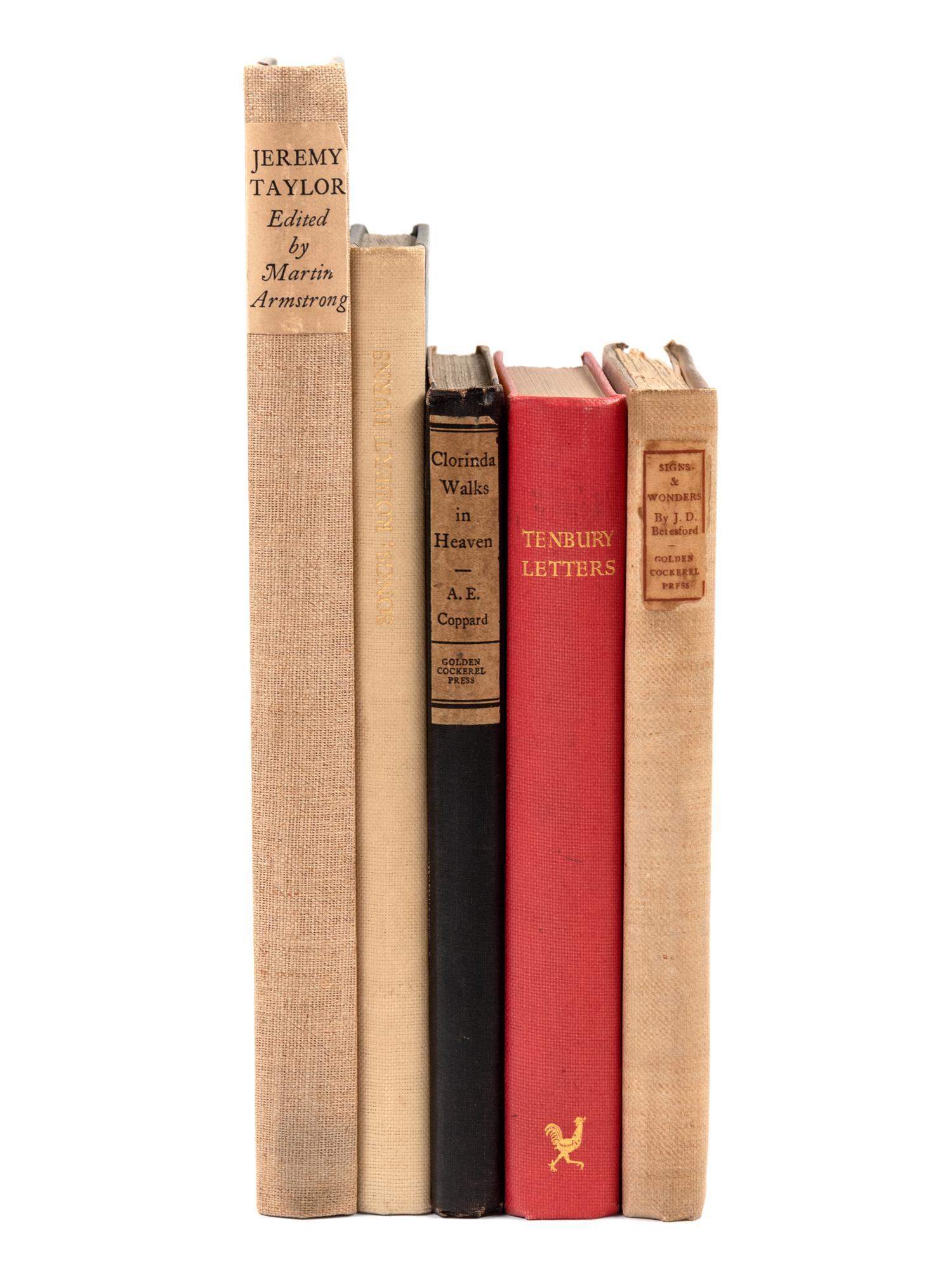 [GOLDEN COCKEREL PRESS]. A group of 5 works, comprising: