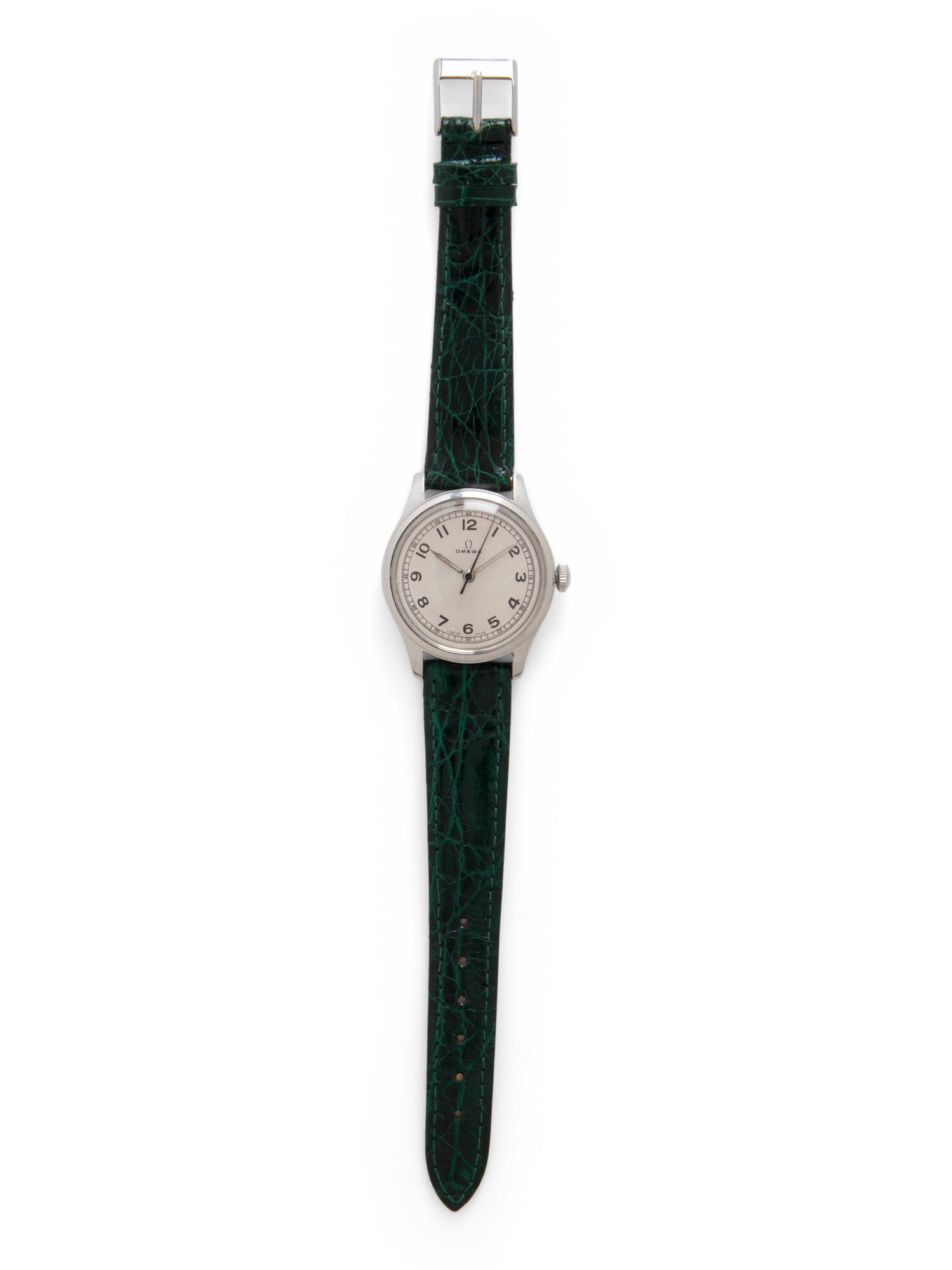 OMEGA, STAINLESS STEEL WATCH
