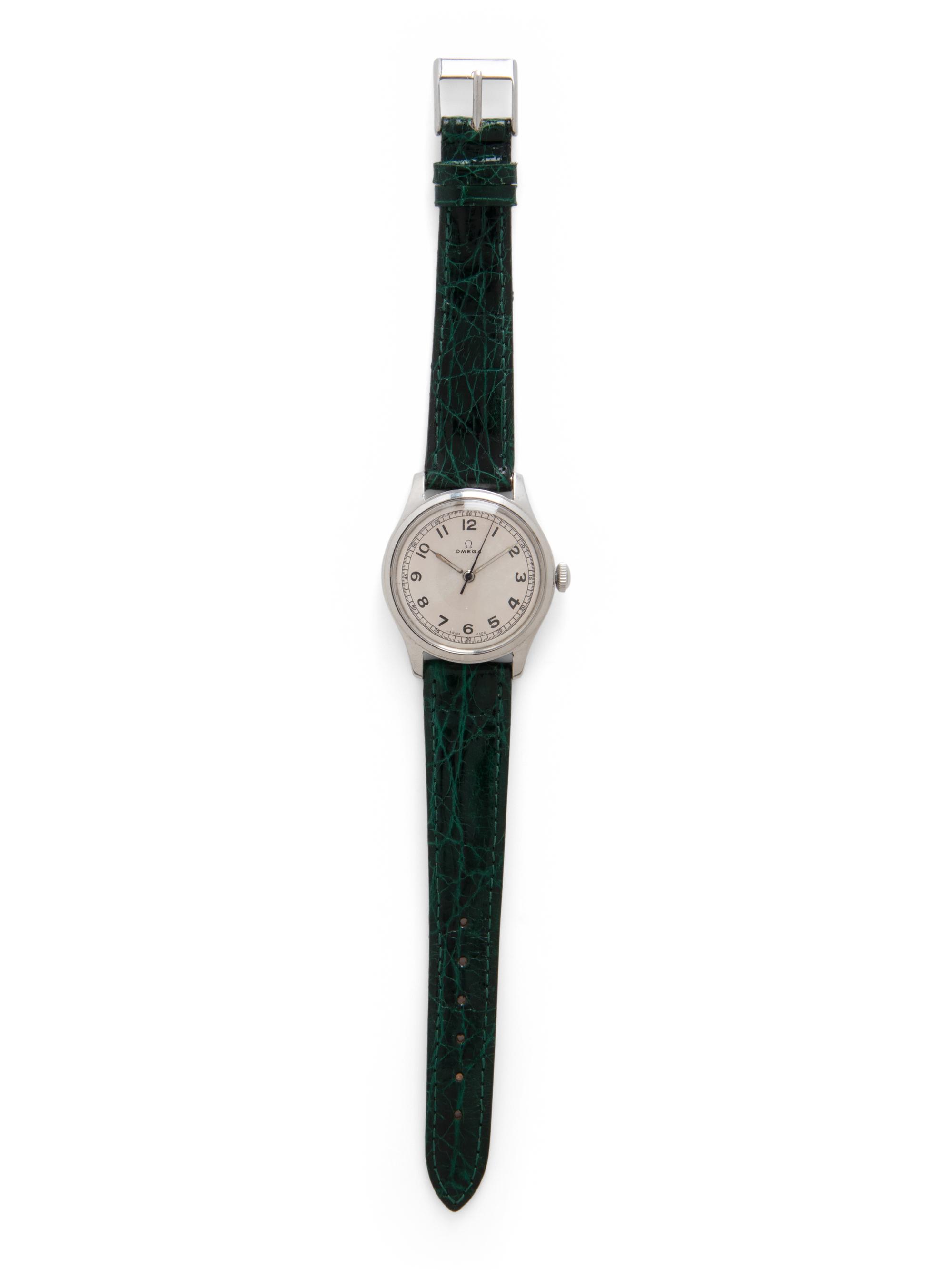 OMEGA, STAINLESS STEEL WATCH