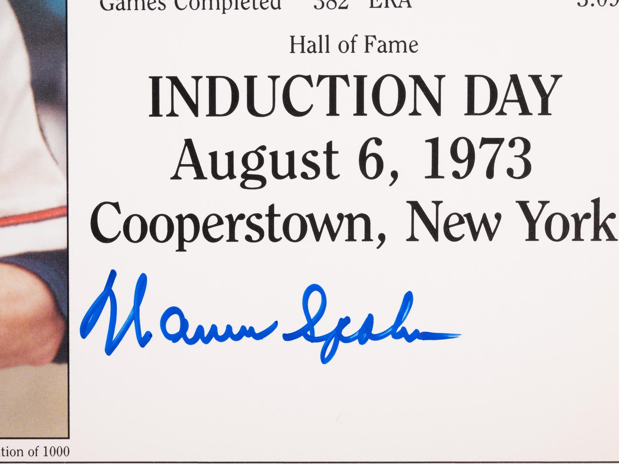 A Group of Warren Spahn and Johnny Sain Signed Autograph Items (Beckett Authentication Services BAS Certified),