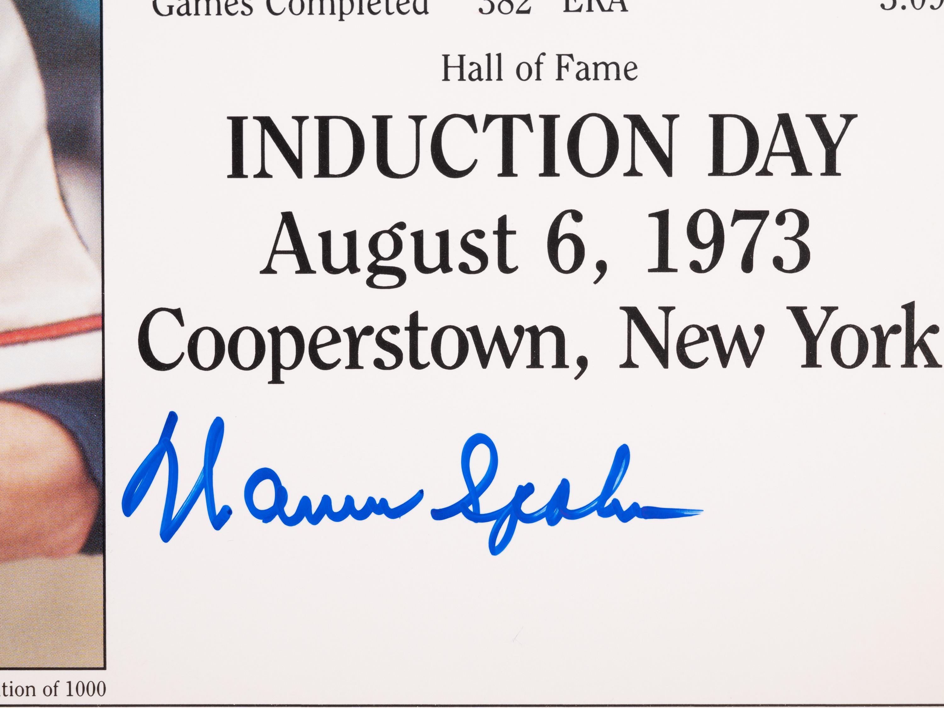 A Group of Warren Spahn and Johnny Sain Signed Autograph Items (Beckett Authentication Services BAS Certified),