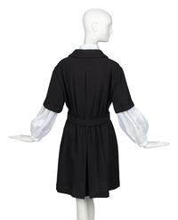 CHANEL, SHIRT & TWEED DRESS ENSEMBLE
