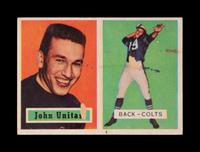 A Near Set of 1957 Topps Football Cards (139/154) Including Johnny Unitas Rookie and Multiple Hall of Famers
