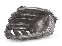 A Wilson A2000 Silver Cast Baseball Glove Crafted for Michael Jordan's 32nd Birthday