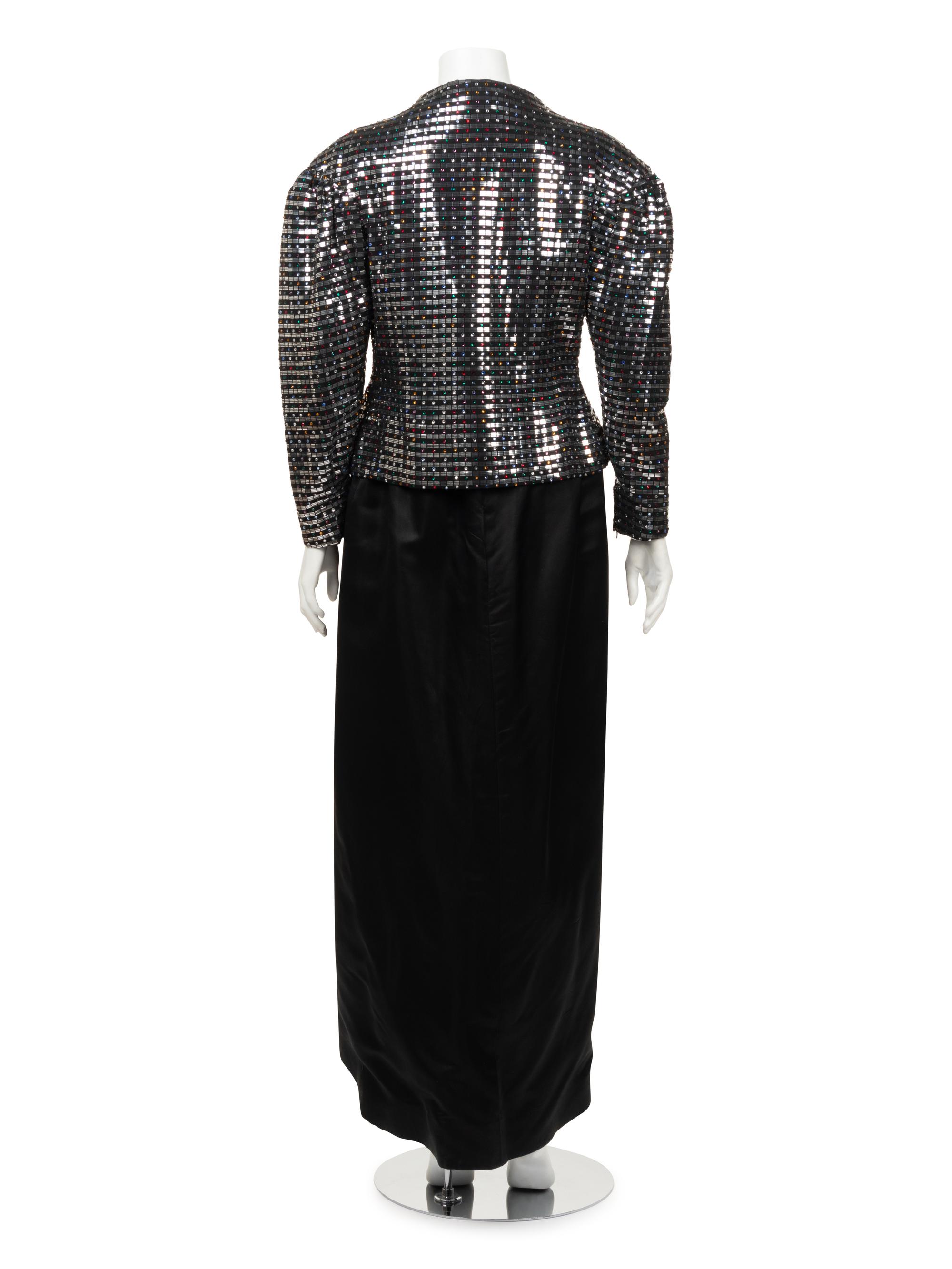 Arnold Scaasi Three-Piece Dress Ensemble, 1980s