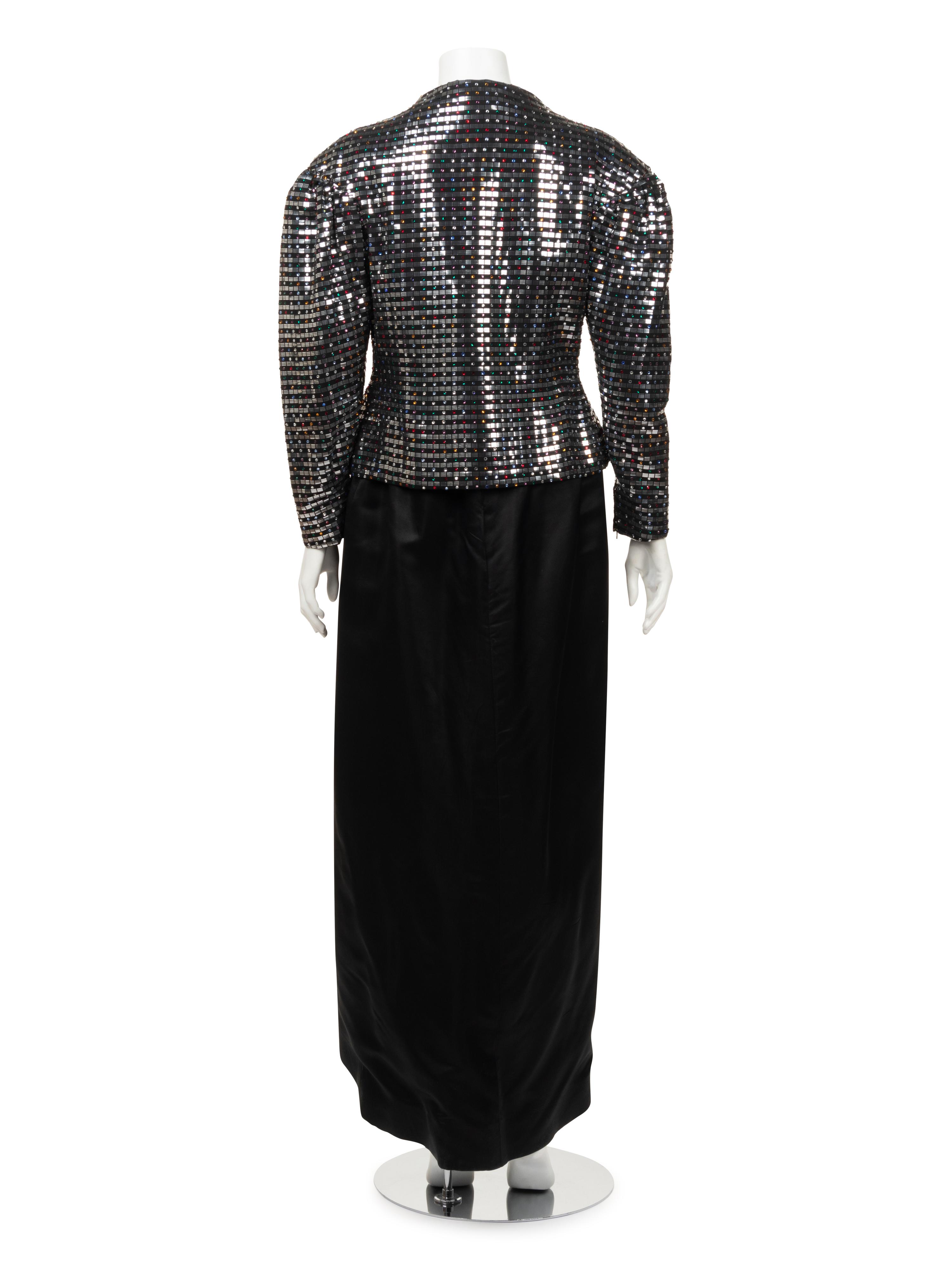 Arnold Scaasi Three-Piece Dress Ensemble, 1980s