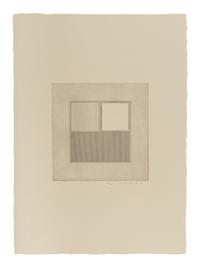 A Set of 6 Prints from Arcs Within a Square , 1971