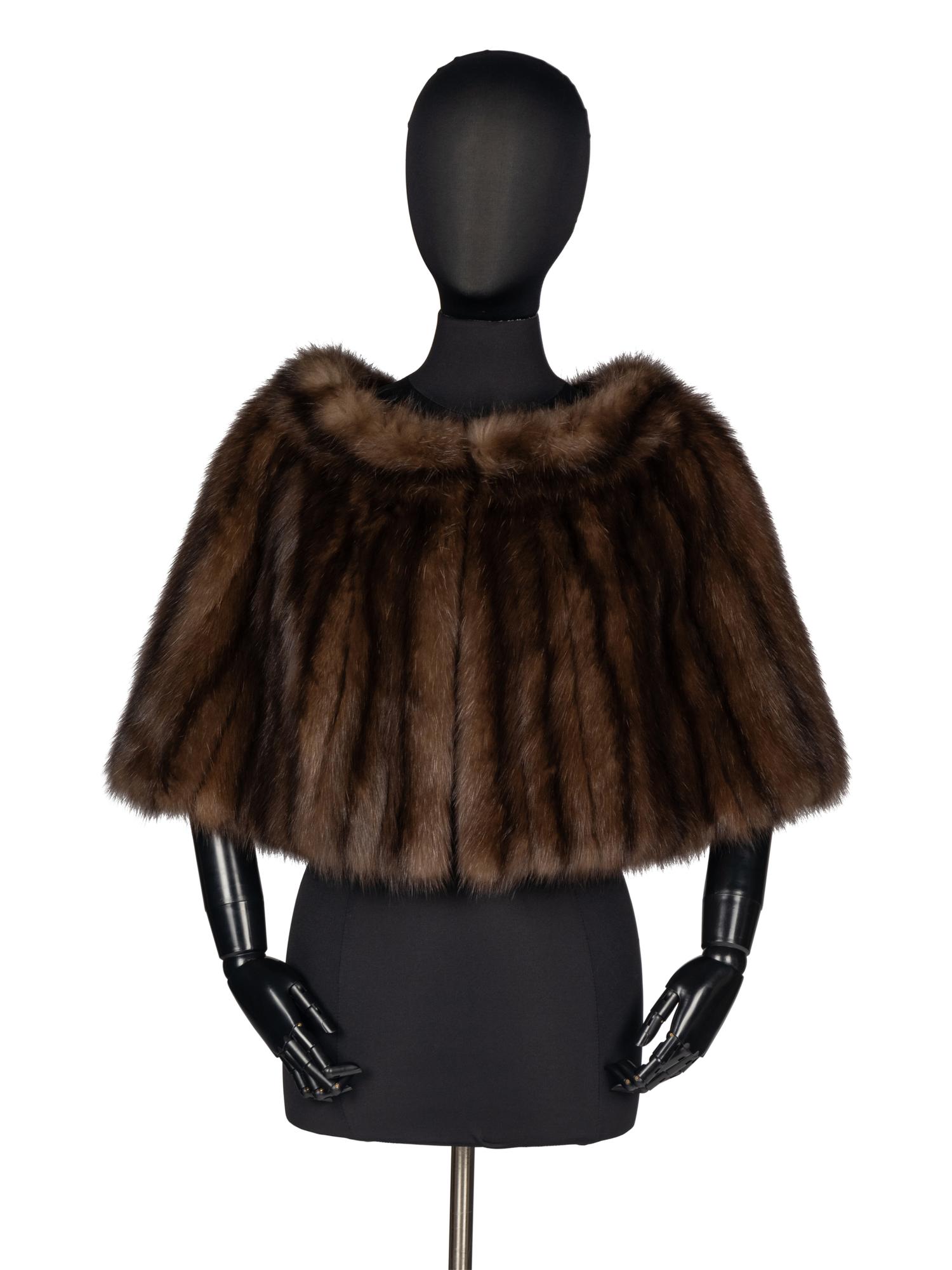 J. Mendel Barguzinsky Russian Sable Fur Capelet