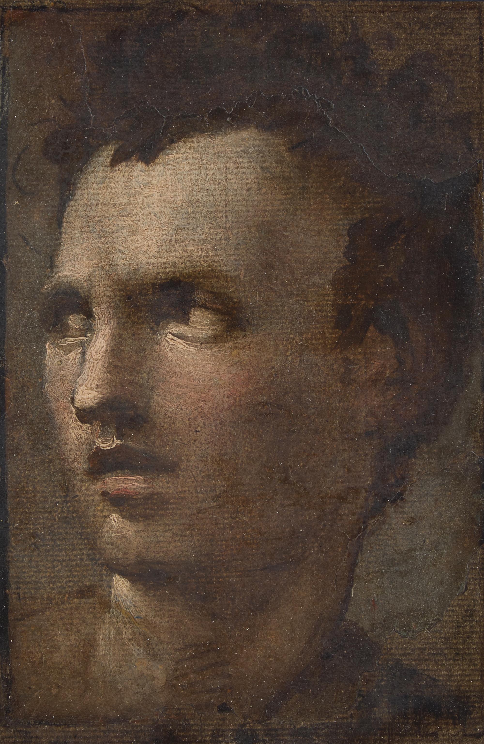 Study of the Head of Young Man looking to the Right , 1527-1538